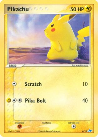 Pikachu (6/10) - EX Trainer Kit 1 Latias & Latios