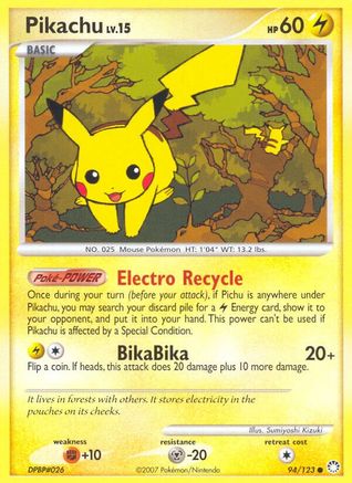 Pikachu (94/123) - Mysterious Treasures