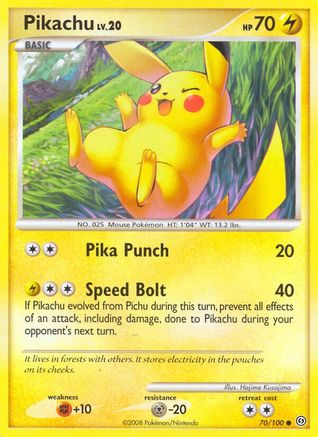 Pikachu (70/100) - Stormfront