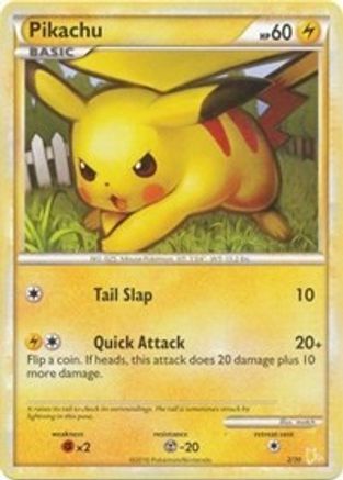 Pikachu (#) (16) - HGSS Trainer Kit Gyarados & Raichu