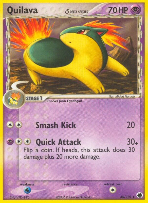 Quilava (Delta Species) - 36/101 - (Dragon Frontiers)