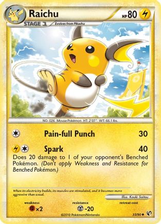 Raichu (33/90) - Undaunted
