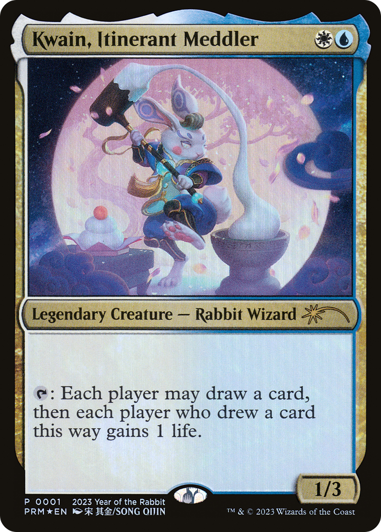 Kwain, Itinerant Meddler (UMP-003) - Year of the Rabbit 2023 Foil