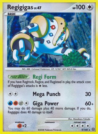 Regigigas (9/100) - Stormfront Holofoil
