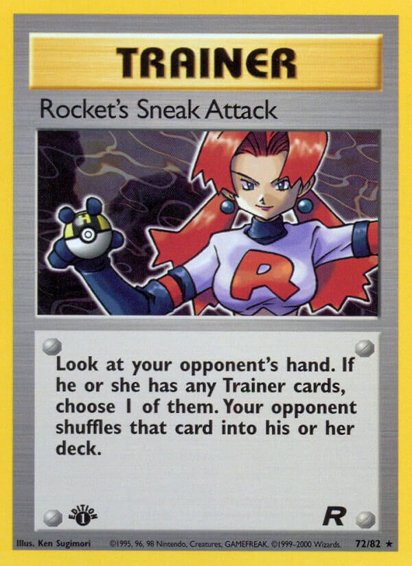 Rocket's Sneak Attack (72) - 72/82 - (Team Rocket)