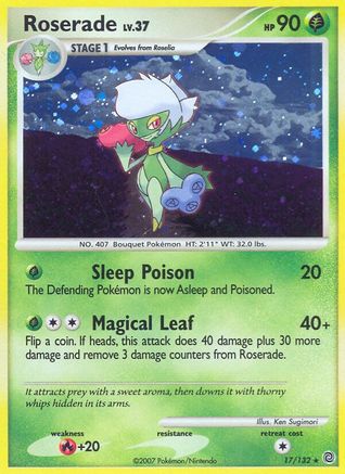 Roserade (17/132) - Secret Wonders Holofoil