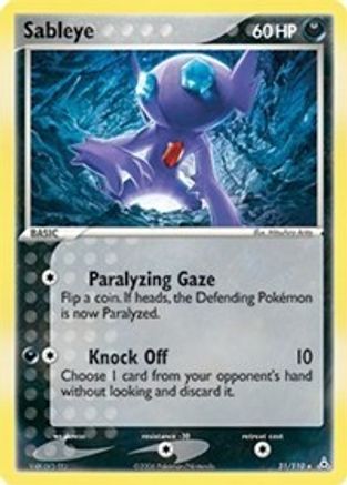 Sableye (31/110) - Holon Phantoms Reverse Holofoil