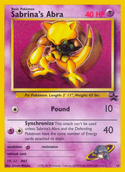Sabrina's Abra - 19/53 - (WoTC Promo)