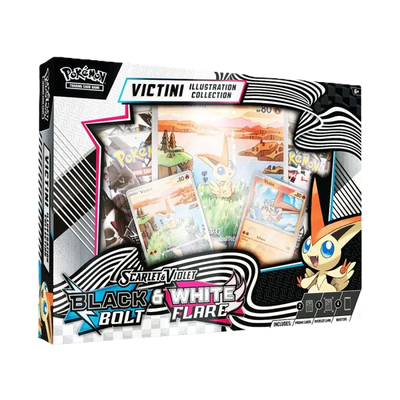 Pokemon Scarlet & Violet Unova Victini Illustration Collection Box