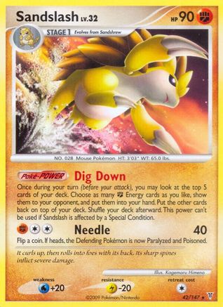 Sandslash (42/147) - Supreme Victors Reverse Holofoil