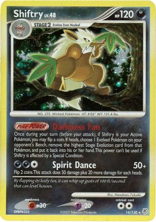 Shiftry (14/130) - Diamond and Pearl Holofoil