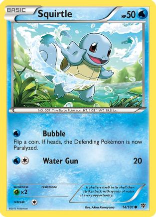 Squirtle (14/101) - Plasma Blast Reverse Holofoil