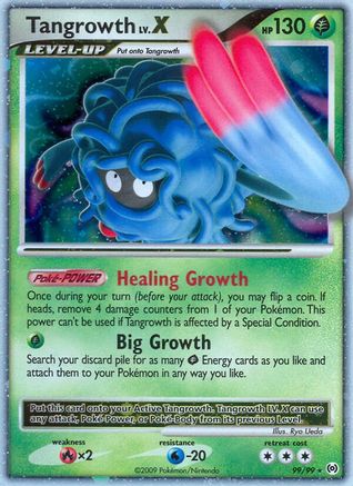 Tangrowth Lv.X (99/99) - Arceus Holofoil