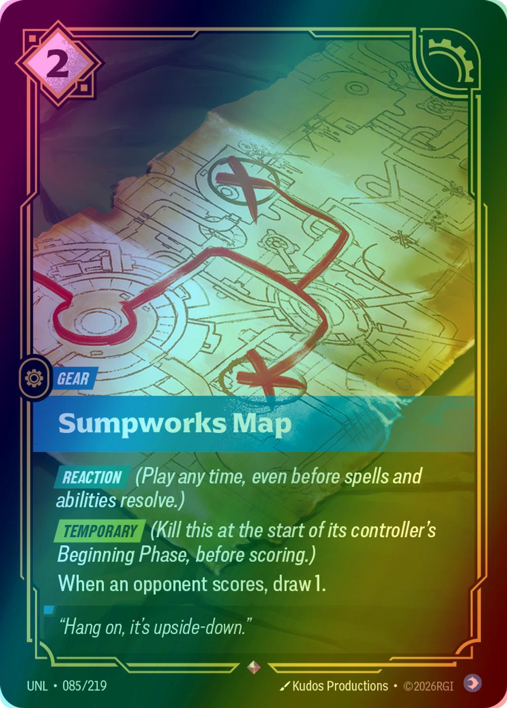 Sumpworks Map - 085/219 [Unleashed] [Foil]