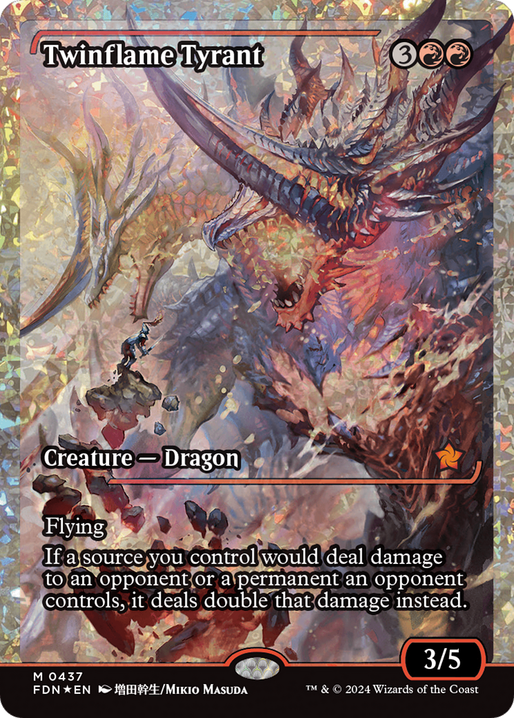 Twinflame Tyrant (FDN-437) - Foundations: (Showcase) Foil