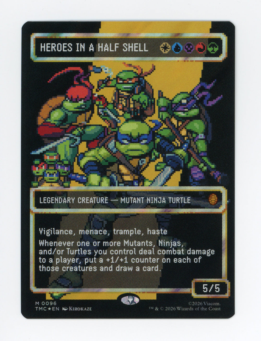 Heroes in a Half Shell — Borderless|Pixel|Surge Foil — ID 17678