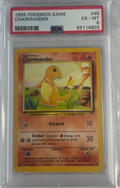 1999 POKEMON GAME CHARMANDER #46 PSA 6
