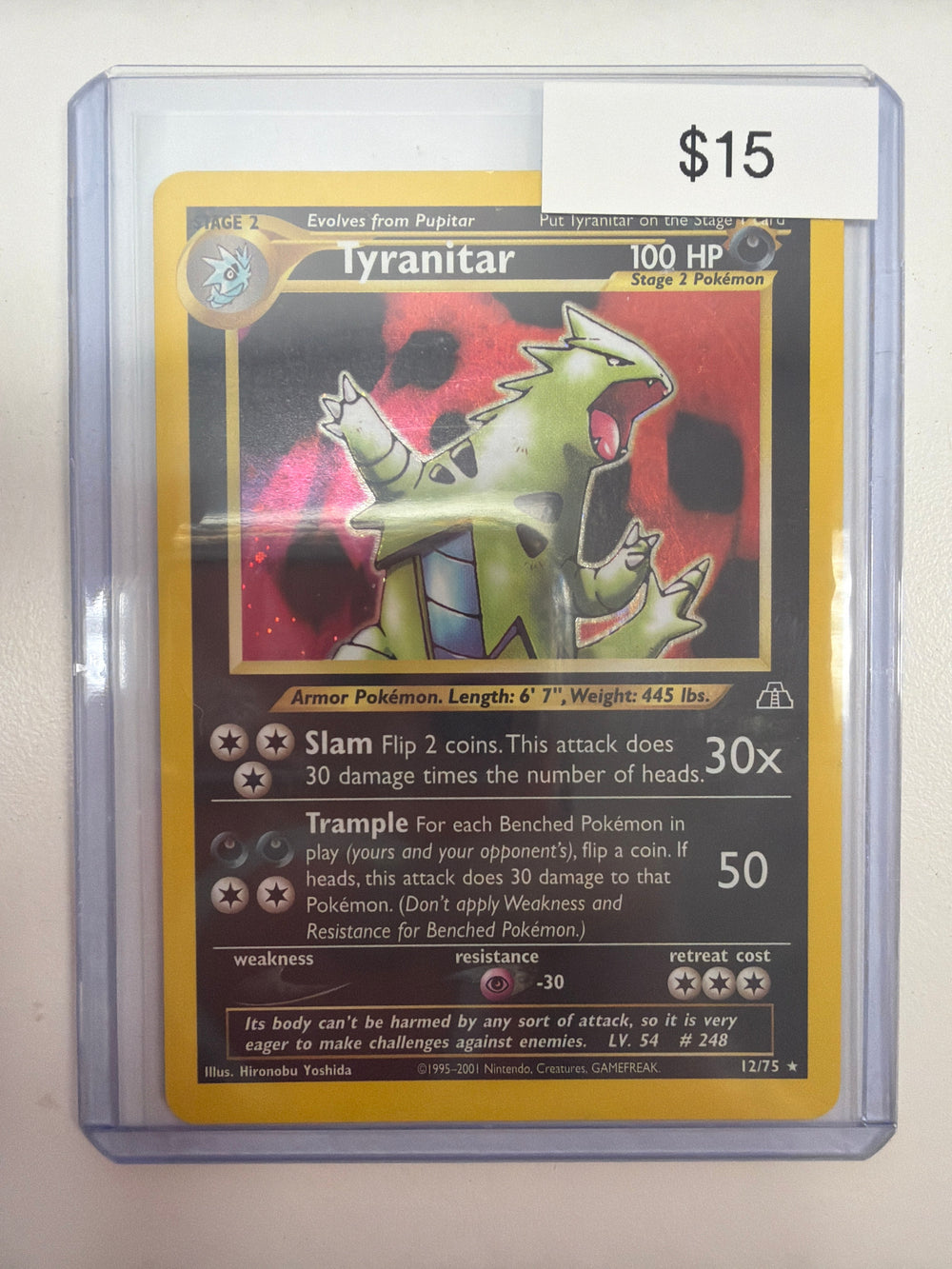 Pokemon Tyranitar 12/75