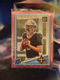 2025 NFL Panini Donruss Optic - Tyler Shough Rated Rookie Pink Velocity Prizm Limited to /99 - Saints - Raw Ungraded Card
