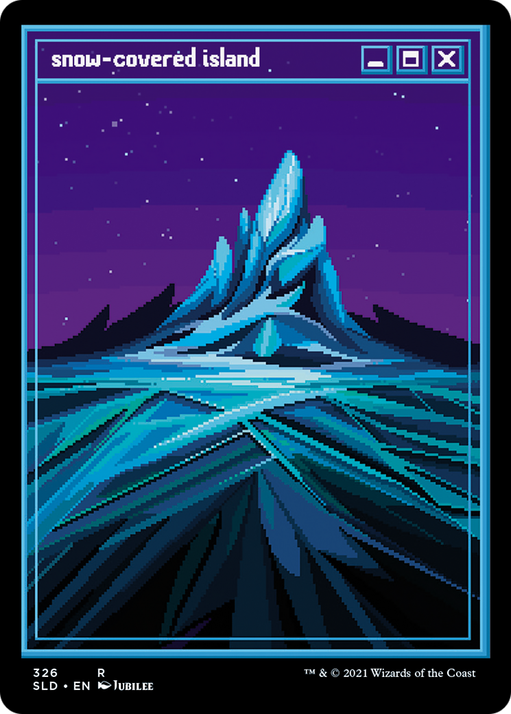 Snow-Covered Island (SLD-326) - Secret Lair Drop Foil