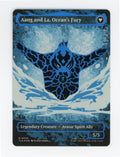 Aang, Swift Savior // Aang and La, Ocean's Fury — Borderless|Battle Pose|Neon Ink — ID 17636