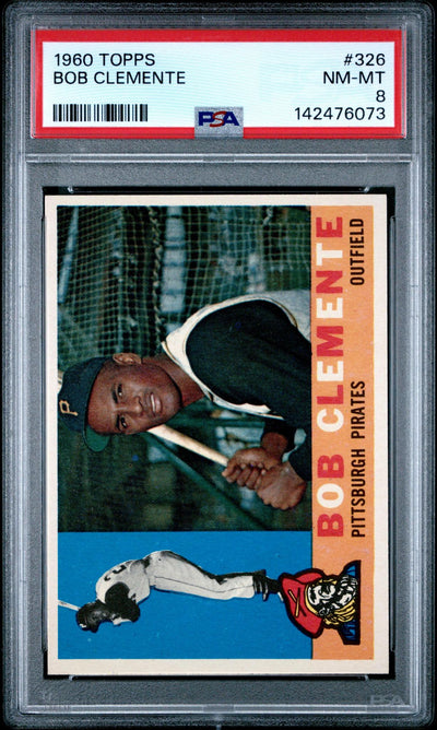 1960 Topps Bob Clemlente #326 PSA 8