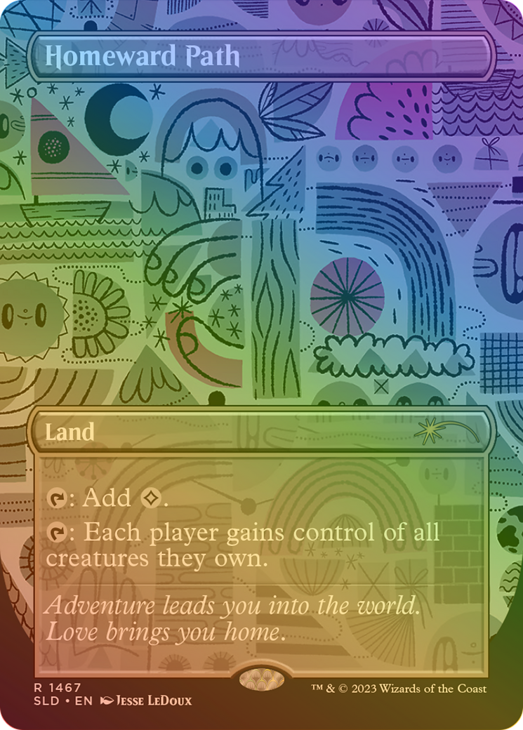 Homeward Path (SLD-1467â˜…) - Secret Lair Drop (Borderless) Foil