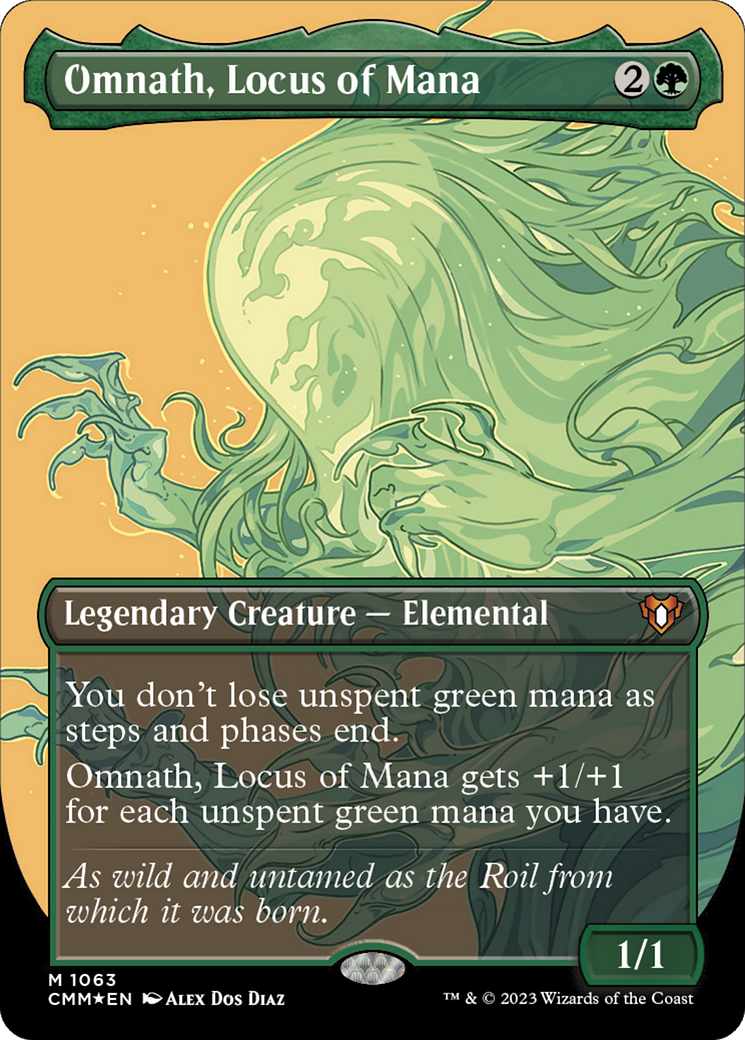 Omnath, Locus of Mana (CMM-1063) - Commander Masters (Borderless) Foil
