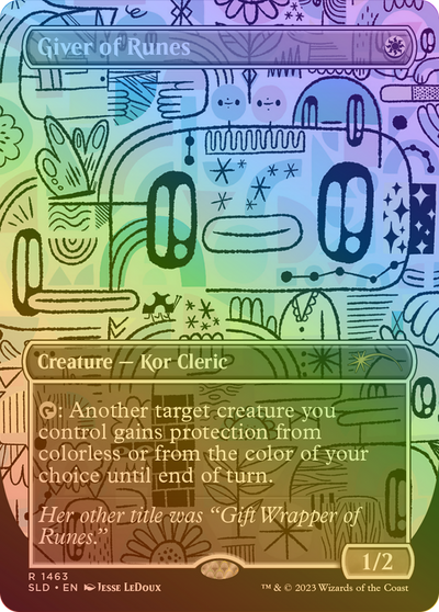 Giver of Runes (SLD-1463â˜…) - Secret Lair Drop (Borderless) Foil