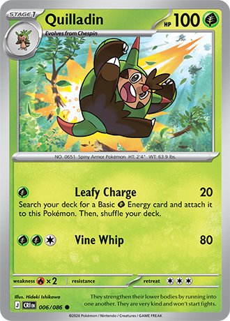 Quilladin - 006/086 - Common [me04-006] [Non-Holo]