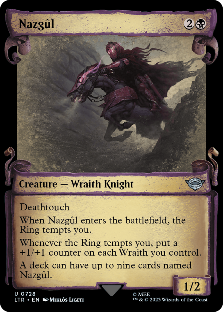 NazgÃ»l (LTR-728) - The Lord of the Rings: Tales of Middle-earth: (Showcase) Foil