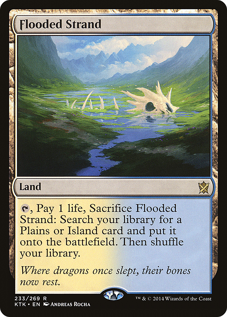 Flooded Strand (KTK-233) - Khans of Tarkir Foil