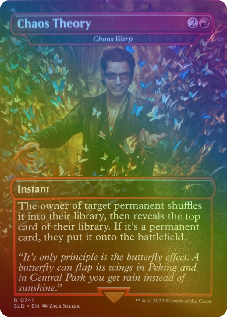 Chaos Warp (SLD-741â˜…) - Secret Lair Drop / Chaos Theory (Borderless) Foil