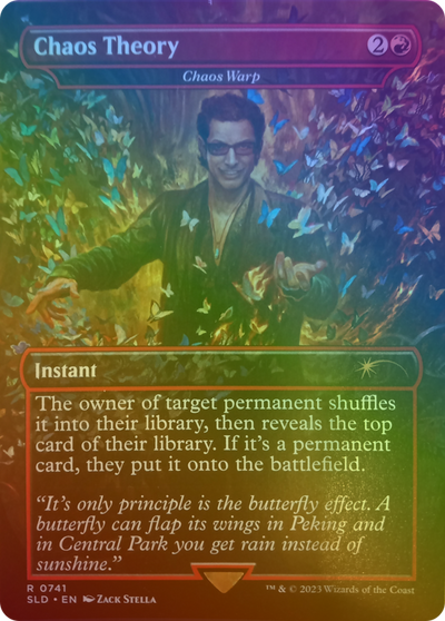 Chaos Warp (SLD-741â˜…) - Secret Lair Drop / Chaos Theory (Borderless) Foil
