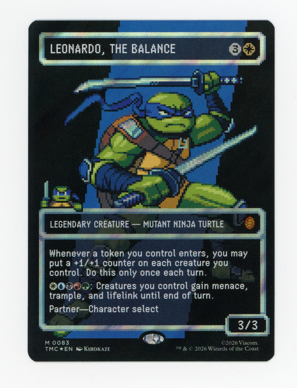 Leonardo, the Balance — Borderless|Pixel|Surge Foil — ID 17696
