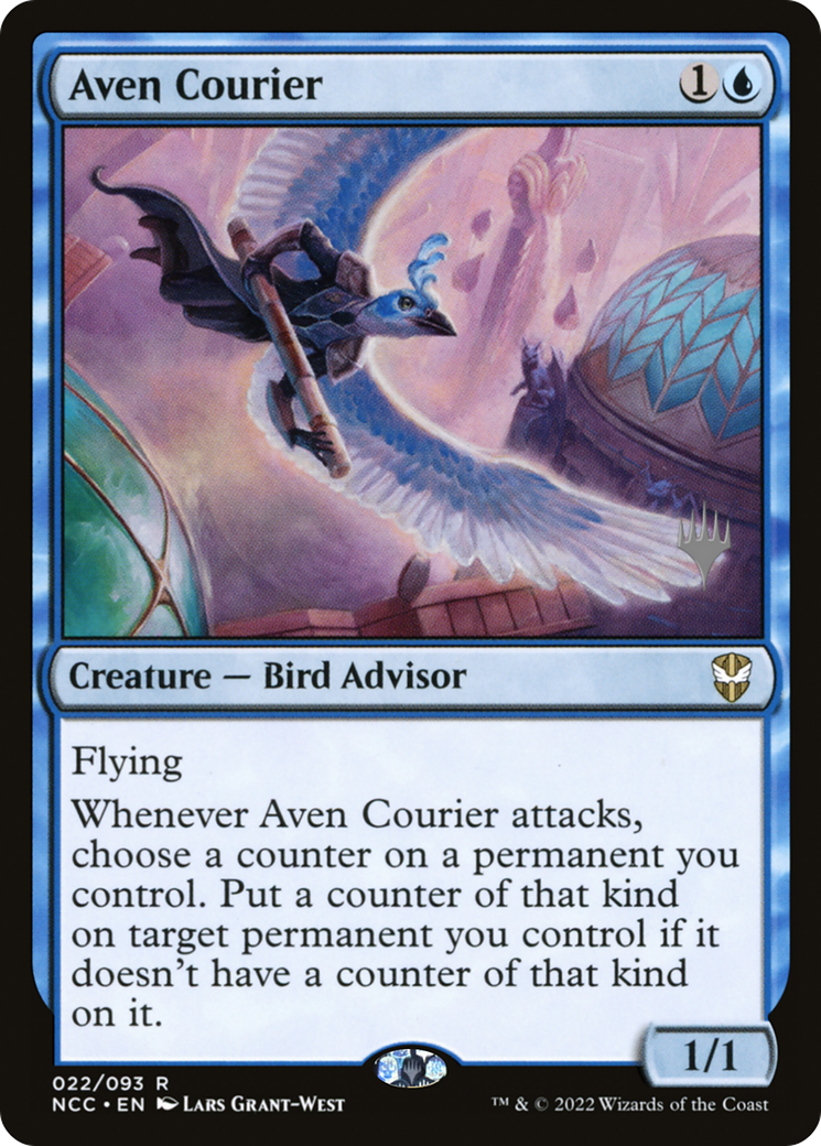 Aven Courier (PPSNC-22P) - New Capenna Commander Promos Foil