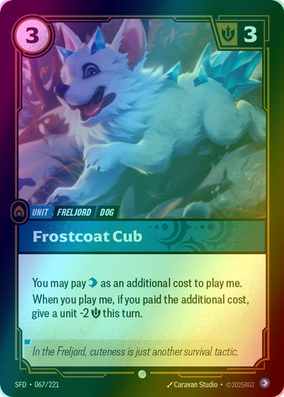 Frostcoat Cub - 067/221 [Spiritforged] [Foil]
