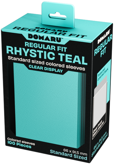 Gatherer's Tavern DOMARU Regular Fit Sleeves - Standard Size - 100ct - Rhystic Teal