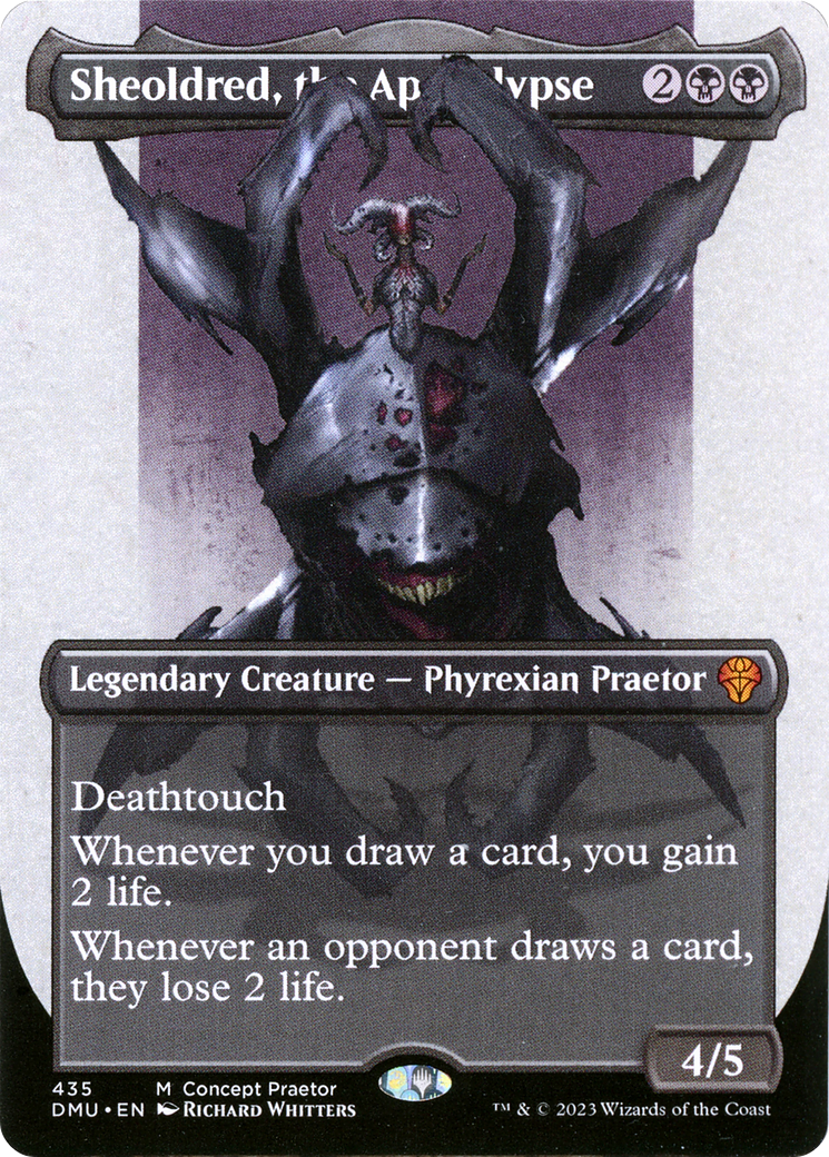 Sheoldred, the Apocalypse (ONE-435) - Dominaria United (Borderless)