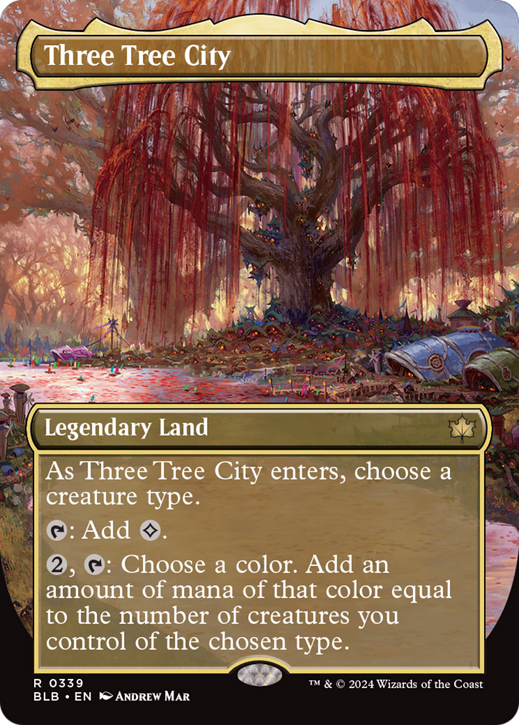 Three Tree City (BLB-339) - Bloomburrow (Borderless)