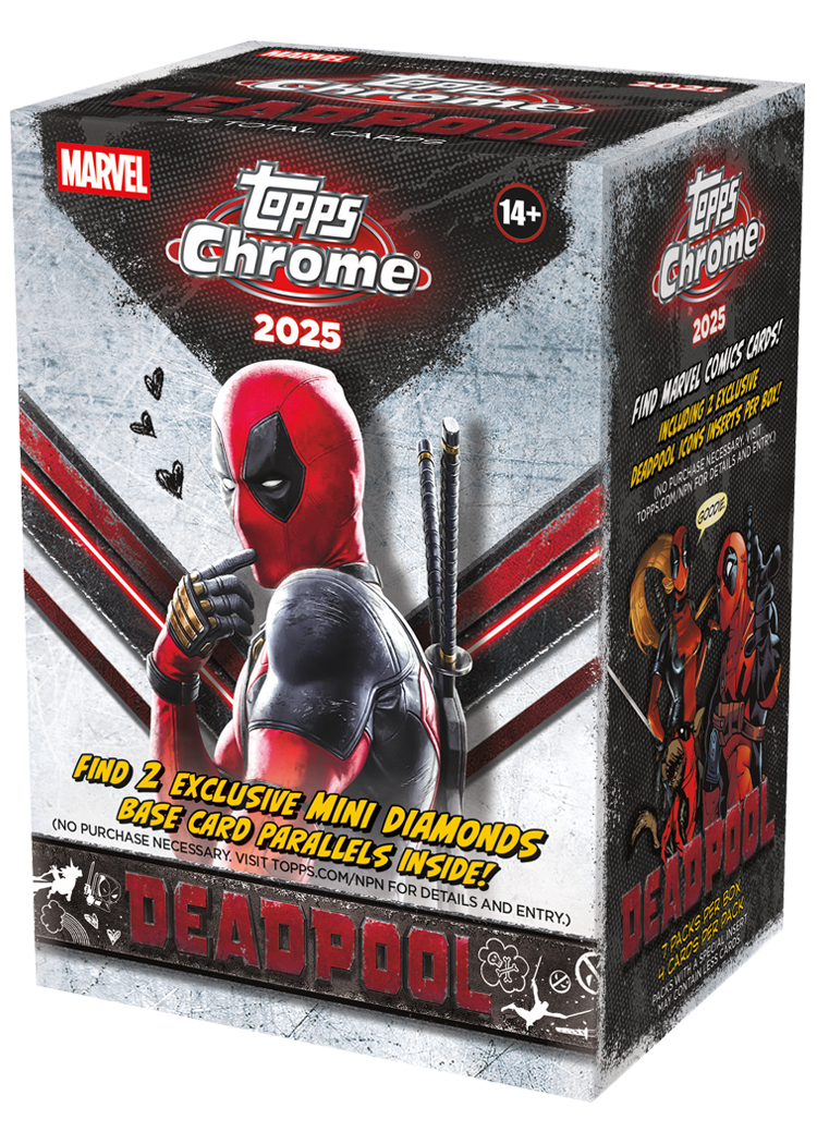 2025 Topps Chrome Marvel Deadpool Blaster Box