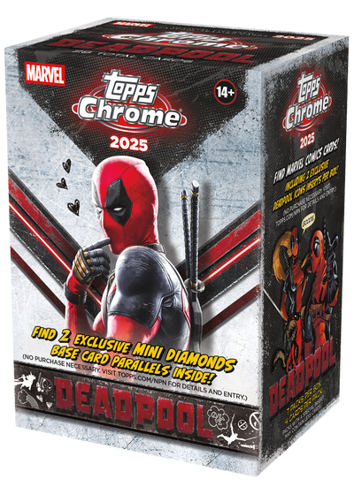 2025 Topps Chrome Marvel Deadpool Blaster Box