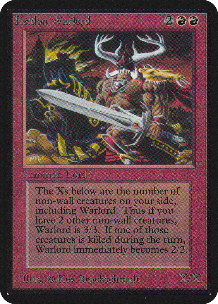 Keldon Warlord (LEA-160) - Limited Edition Alpha