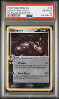 PSA 10 MIGHTYENA-HOLO PK-DARK BLAST TD