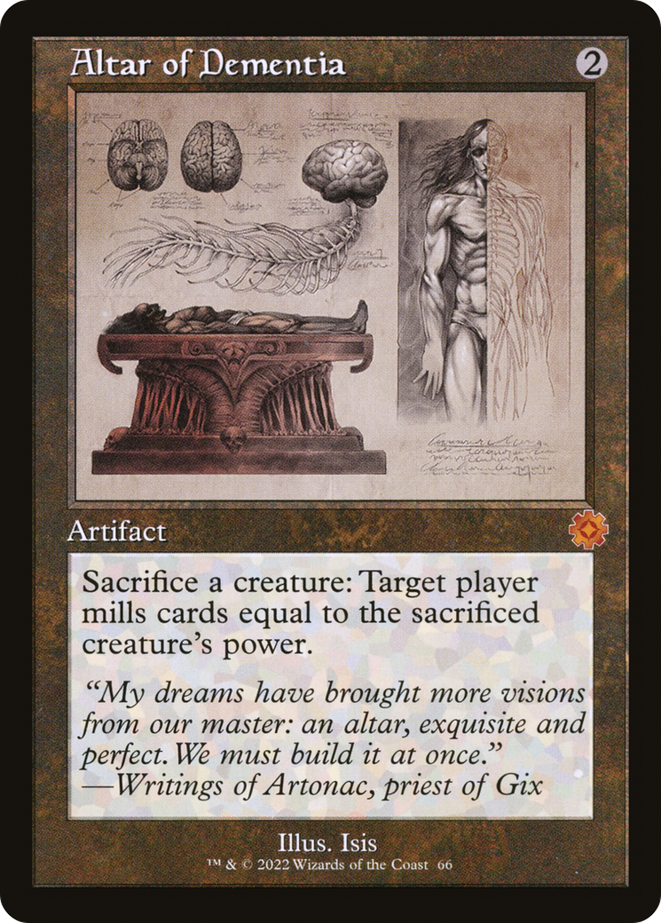 Altar of Dementia (BRR-066) - The Brothers' War Retro Artifacts Foil