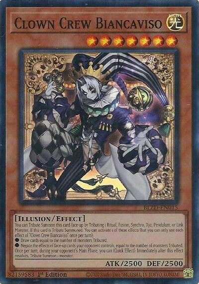 Clown Crew Biancaviso - BLZD-EN015 - Super Rare - 1st Edition