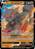 Hisuian Arcanine V 90 195 Silver Tempest Holofoil