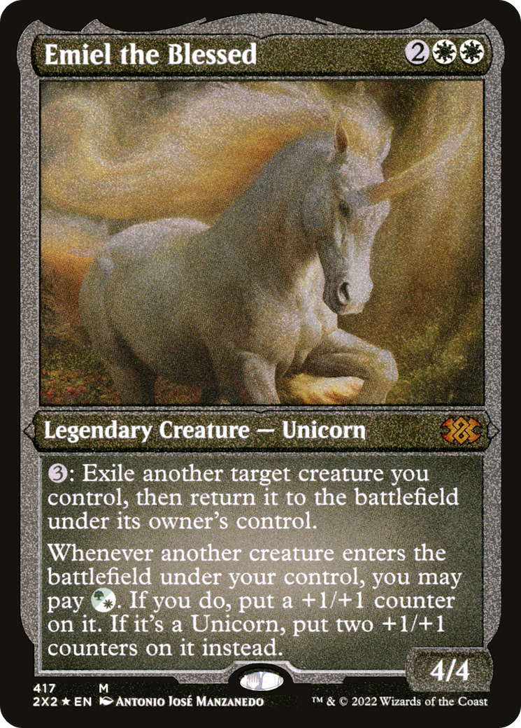 Emiel the Blessed (2X2-417) - Double Masters 2022 Foil