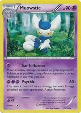 Meowstic (XY Flashfire) (43/106) - Deck Exclusives Holofoil