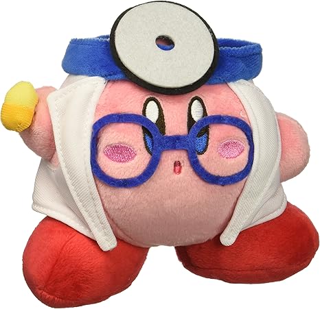 Kirby Doctor Plush